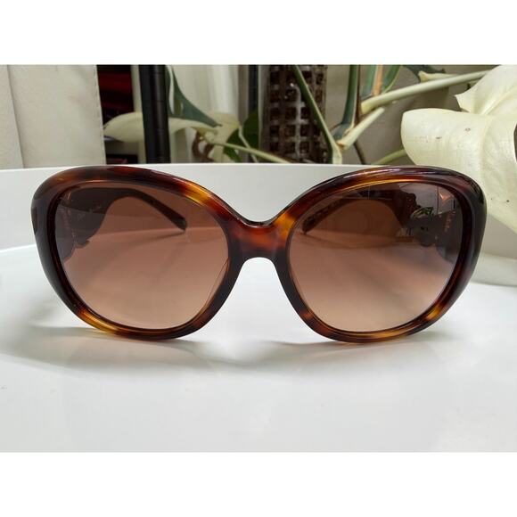 Chloe Oversized Square Sunglasses Tortoise Shell CL2240A C04 Gold Hardware main image 10